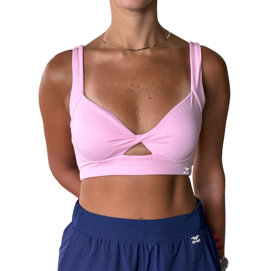 Keyhole Twist Bra