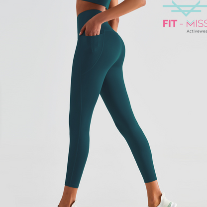 PocketContour Leggings - Dark Green