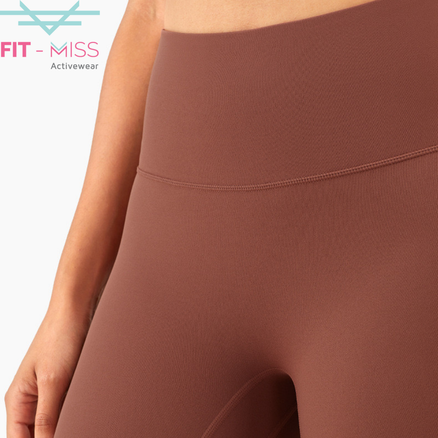 Seamless Front Basic Leggings - Ancient Copper