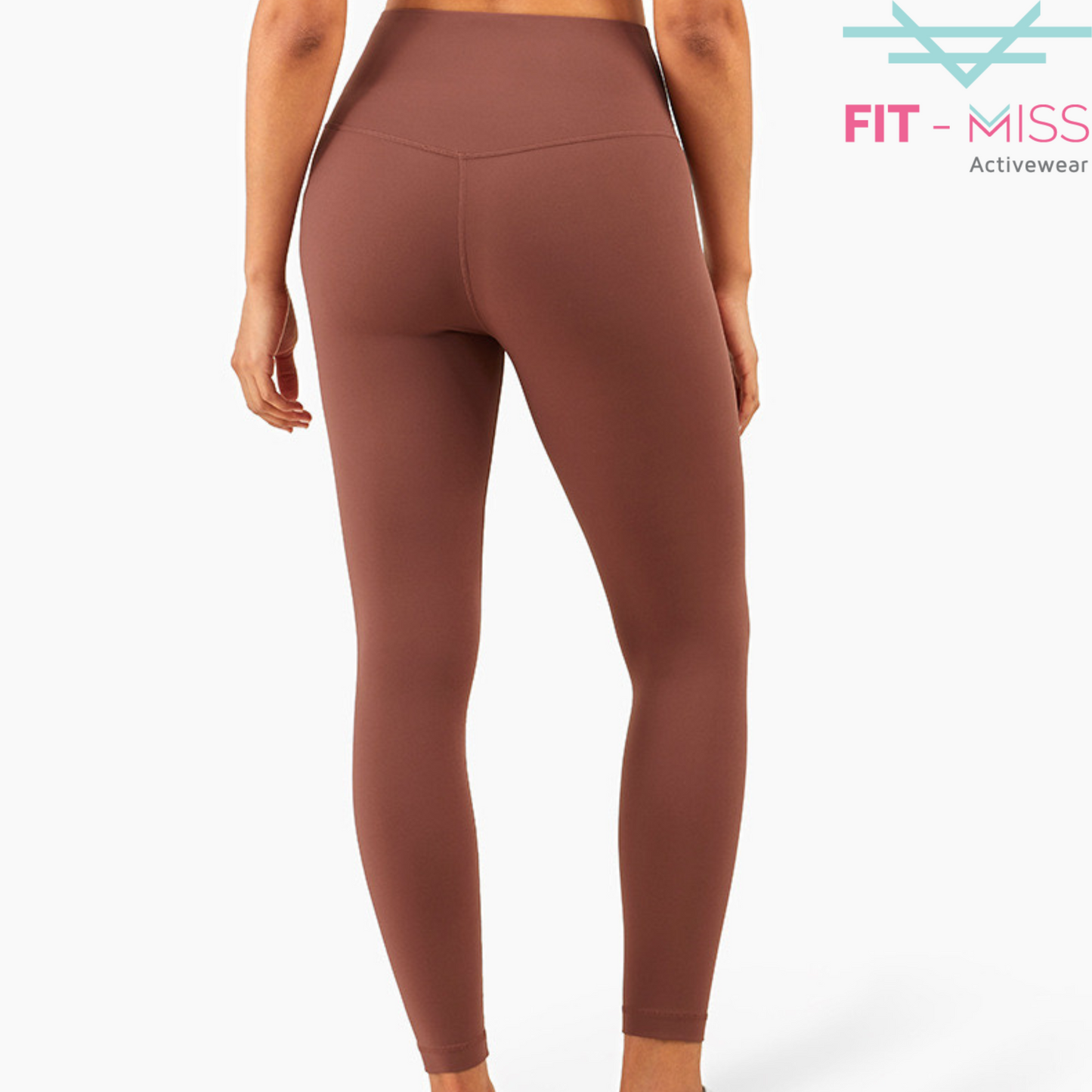 Seamless Front Basic Leggings - Ancient Copper