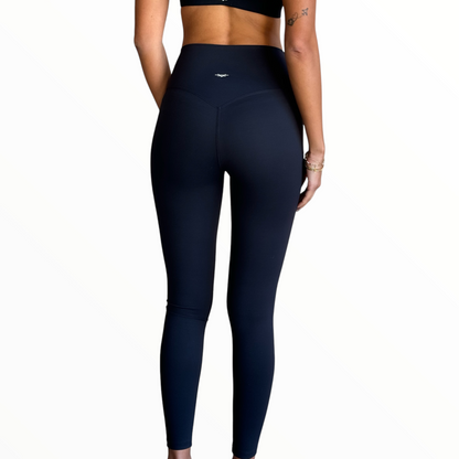 Slightly Thicker V-Leggings - Black