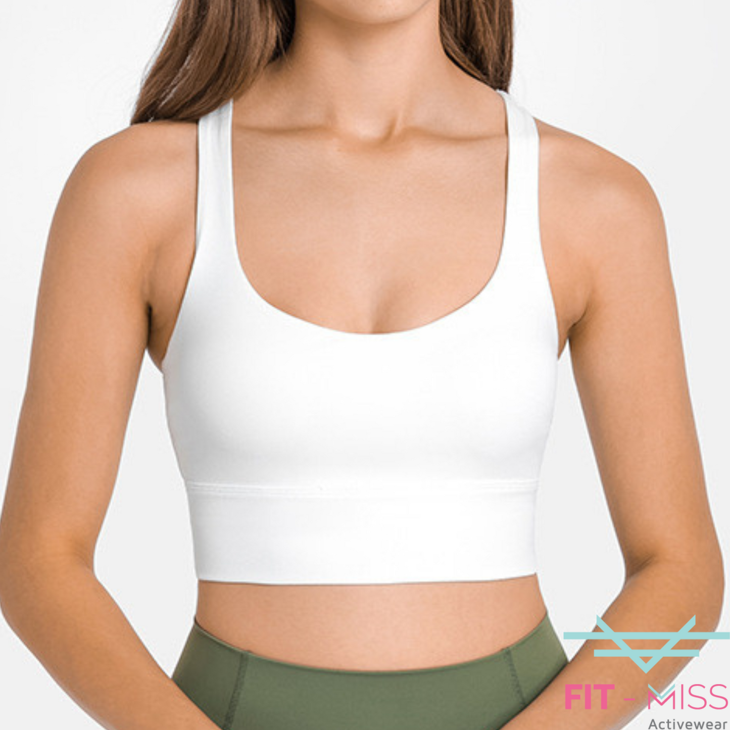 SportyEssentials Basic Bra - White