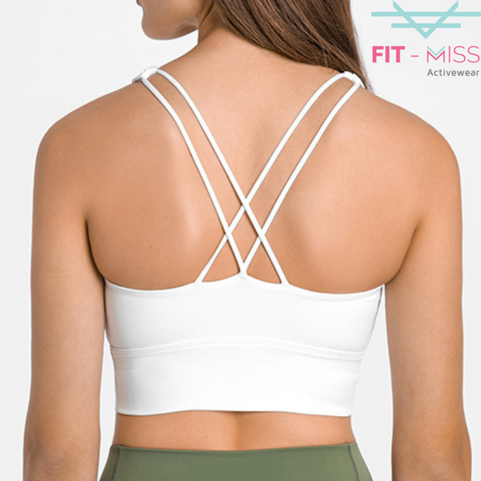 SportyEssentials Basic Bra - White