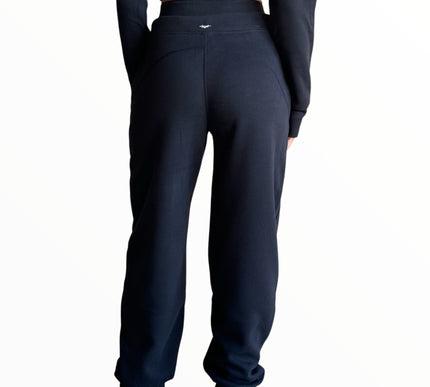 Street Style Fleece Set - Black