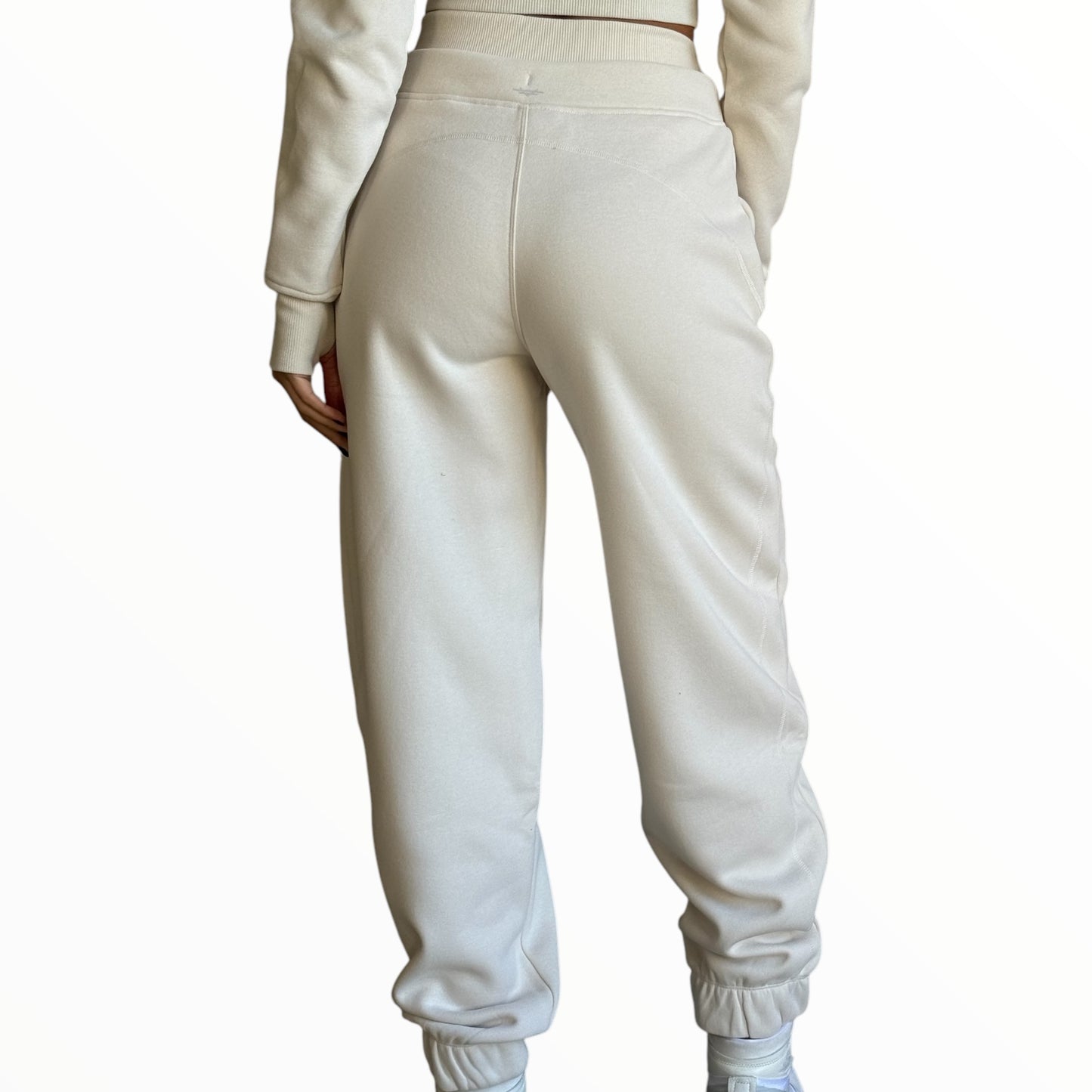 Street Style Fleece Set - Ivory